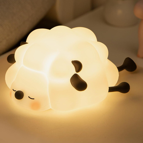 Luz Nocturna Led Recargable Para Niños, Regulable De 3 Nivel