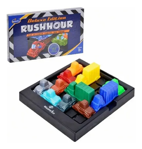 Juego De Mesa Rush Hour – Aparcamiento Lógico Con 22 Coches Y 750 Niveles, Magnético, Portátil, +4 Años