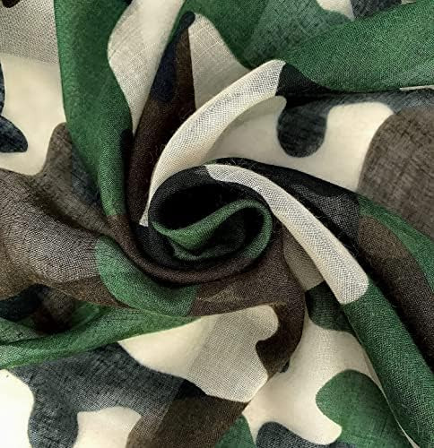 Bufandas Gerinly - Bufanda De Viaje Con Estampado De Camufla