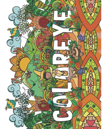 Libro: Coloreye: Coloring Book Para Niños, Con Palabras Autó
