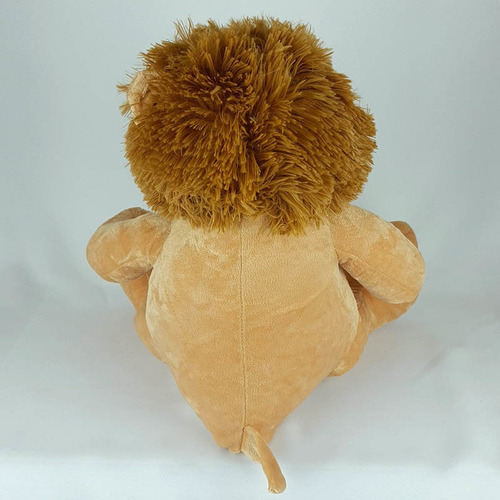 Imagem 3 de 3 de Leão De Pelúcia Sentado 35cm Safari