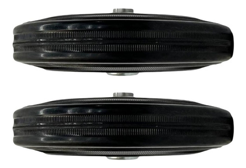 Imagen 2 de 3 de Set 2 Ruedas Para Carro Yegua De 8 Pulgadas 20 Cm/50-100
