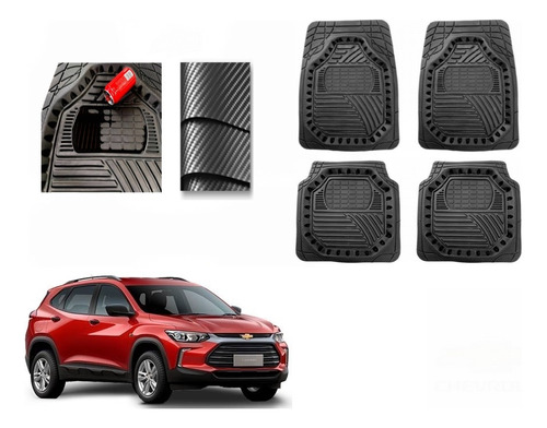 Tapetes Carbono 3d Grueso Chevrolet Tracker 2021 A 2024