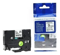 Comprar Cintas Tz 221 9mm Laminada Rotuladoras Fits Brother P-touch Color Fondo Blanco \u002F Letras Negras