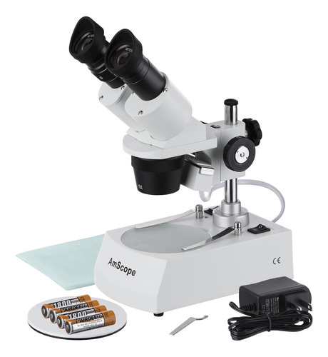 Microscopio Estéreo Binocular De Montaje Frontal Amscope Se3