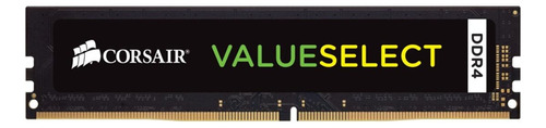 Memória RAM Value Select color preto  16GB 1 Corsair CMV16GX4M1A2400C16