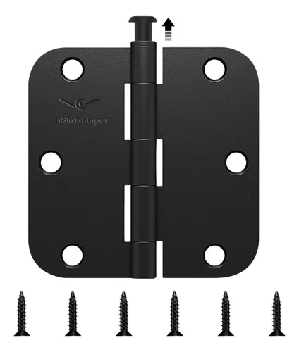 comprar 15 Bisagras De Puerta Negra Mate, 3.5 Pulgadas Con Bisagras 
