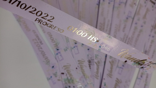 Pulseras Para 15 Años Brindis Entradas Invitaciones X40u