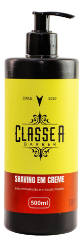 Shaving Em Creme De Barbear Classe A Frasco 500 Ml
