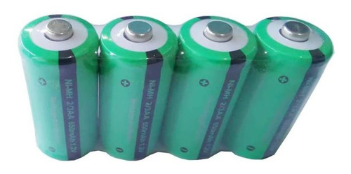 2/3 Aa Tamaño Nimh Batería Recargable 1,2 V 650 Mah Botón Ba