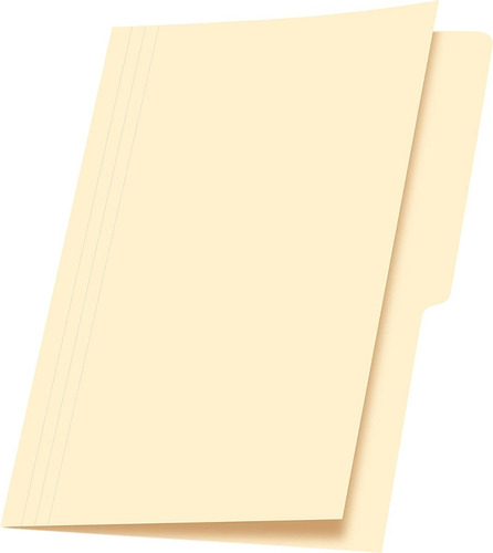 Folders Mapasa Color Crema Oficio - Pc0002 C/100 Piezas /vc