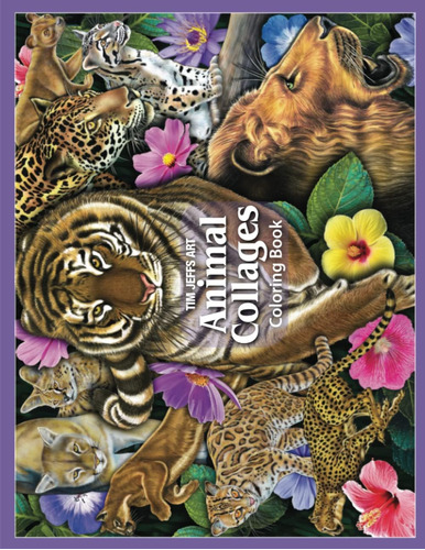 Libro: Animal Collages Coloring Book (animal Sketches)