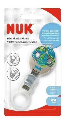 Imagen 2 de 2 de Agarrachupos Cinta Nuk N10750344 Verde