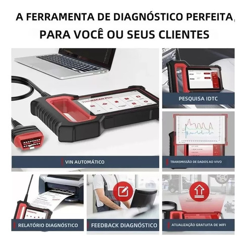 Scanner Thinkcar Plus S4 Obd2 Ajuste Af Abs Super Promoção