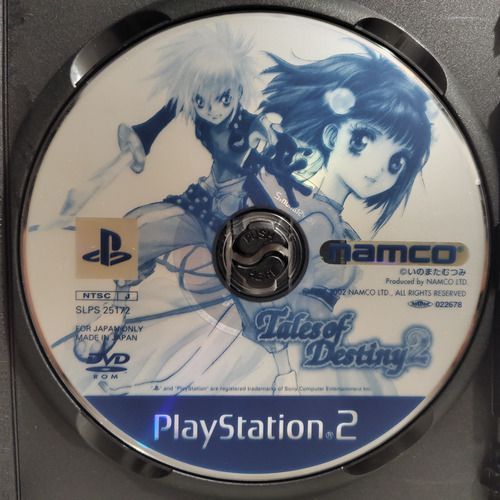 Combo Tales Of Rebirth + Destiny 2 Ps2 Original Fisico Jpn (Usado)
