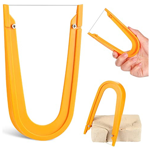 Pottery Clay Wire Cutter 5.12 X 3.35 Inch Yellow Cerami...