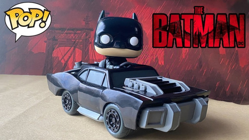 Funko Pop Ride Deluxe Batman In Batmobile #282 The Batman Dc (Usado)