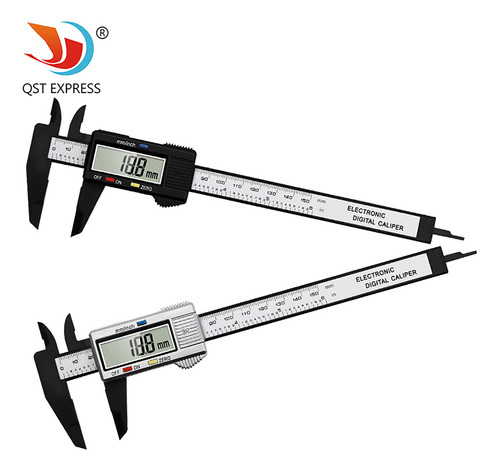Calibrador Digital Vernier De 150 Mm Con Pantalla Led, Alto