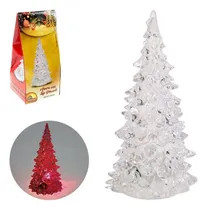 Comprar Kit 5 Mini Árvores De Natal Led De Mesa Acrílico Enfeite