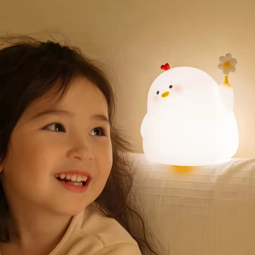 Luz Nocturna De Silicona Led Recargable De 2 Piezas