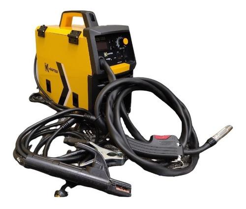 Imagen 2 de 2 de Soldadora inverter Krafter Megatec 120Flux amarilla/negra 50Hz/60Hz 220V