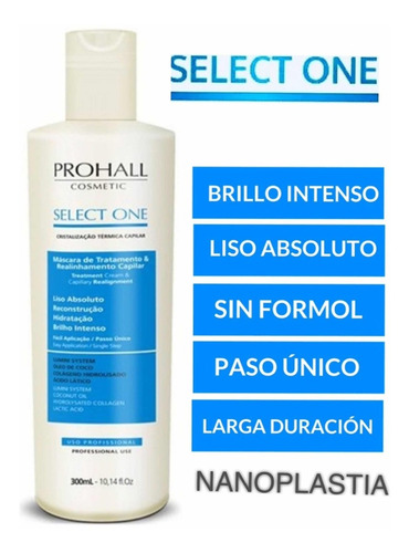 Imagen 3 de 7 de Keratina Sin Formol Nanoplastia Prohall Alisado Muy Duradero