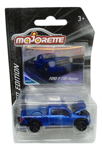 Ford F-150 Raptor. Modelo Escala 1/72 Majorette. 8cms //azul