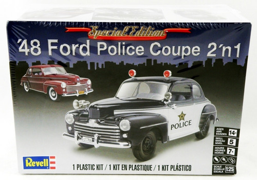 48 Ford Police Coupe 2'n 1  Escala 1/25 Revell 854318