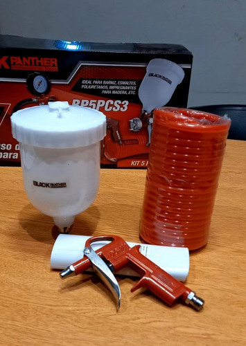 Imagen 4 de 4 de Kit Multiuso De 5 Piezas Para Compresor Black Panther