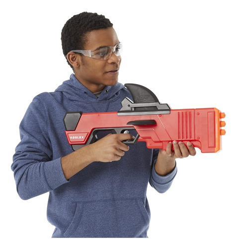 Pistola Nerf Roblox Mm2 Con Aleta De Tiburón Con 3 Dardos