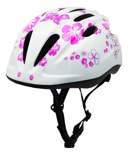 Casco De Niña Para Bicicleta, Niños Casco Rosa De Bicicleta