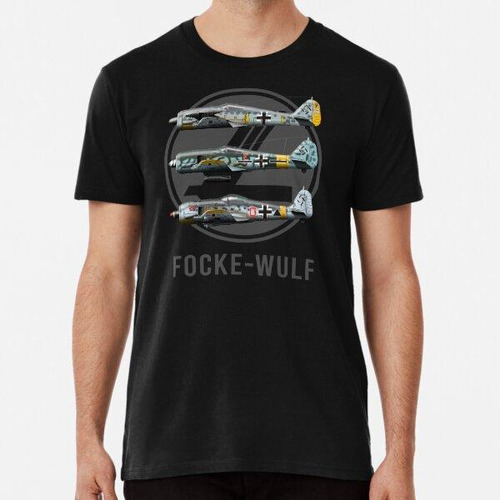 Remera Colección Focke Wulf Fw190 (marca De Agua) Algodon Pr