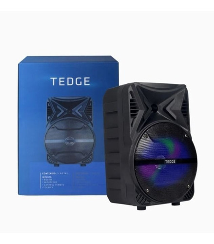 Imagem 7 de 8 de Caixa De Som Portátil Bluetooth Com Microfone Tedge Bivolt