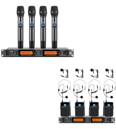 Sistema Micrófono Uhf Inalámbrico 8 Unidades