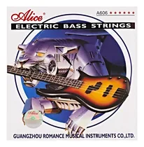 Comprar Cuerdas Bajo Electrico Set 4 Cuerdas Alice Modelo A606(4)