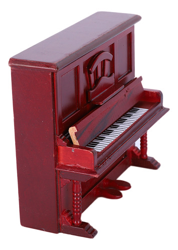 Piano De Madera En Miniatura Dollhouse Decoration 1:12 Doll