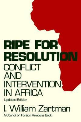 Libro Ripe For Resolution : Conflict And Intervention In ...