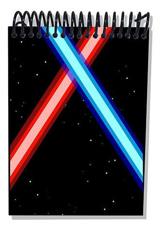 Imagem 2 de 2 de Caderneta Star Wars Sabres Escolha Seu Lado Jedi Sith Filme
