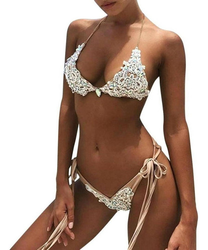Bikini Femenino De Traje De Baño Dividido Sexy