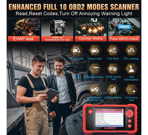 Scan Tool Launch Crp123 V2.0 Plus Elite 2024 All System