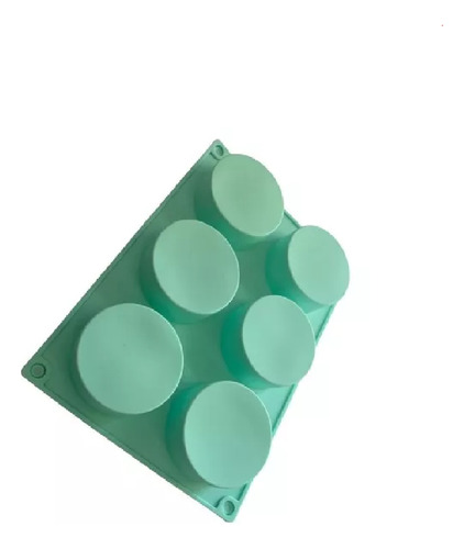 Molde De Silicona Cheesecake Molde Jabon Molde 6cavid Redond Color Verde 6cavid redondo jabon/dulces//cheesecake