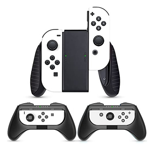 Grip Pack Para Nintendo Switch Oled Y Joycon - Resistente