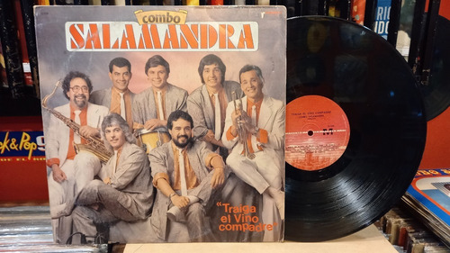 Combo Salamandra Traiga El Vino Compadre Lp Vinilo 1990 Ex+