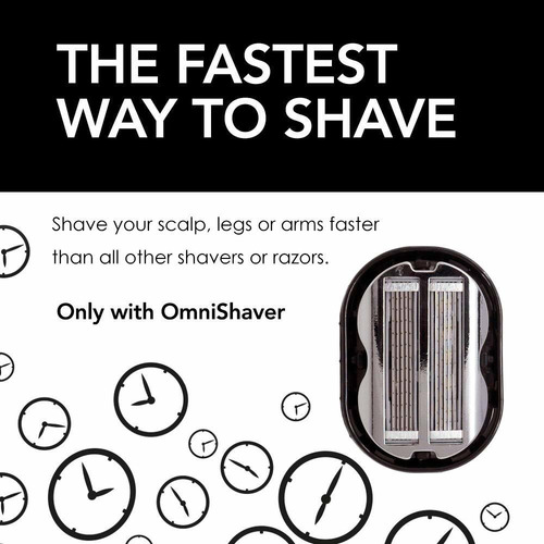 Prima Omnishaver Sustitución De Cartucho Kit De Recarga Con