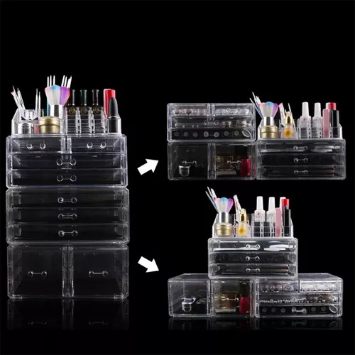 Caja Organizadora Cosméticos Maquillaje Esmaltes Plastico - Iluminarás