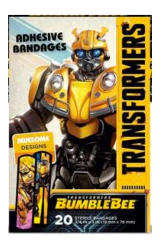 Curitas Infantiles Transformers Bumble Bee 20 Unidades