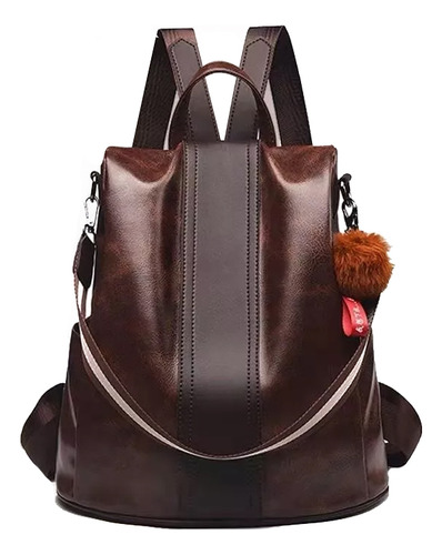 Mochila De Cuero De Moda Para Mujer Para El Trabajo Y El Oci