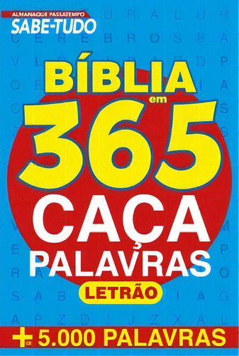 Almanaque Passatempos Sabe-tudo 365 Caça-palavras - Bíblico