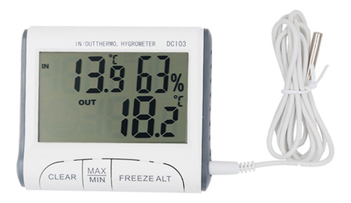 Humidity Monitor With Thermometer / Digital Hygrometer And
