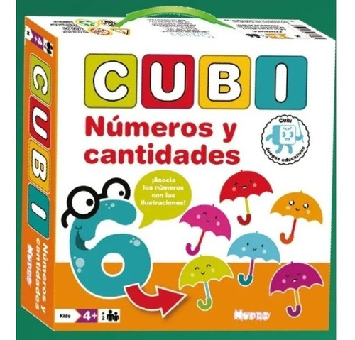 Juego De Mesa Didáctico Cubi Numeros Y Cantidades Nupro